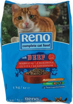 RENO granule mačka Hovädzie - 1kg