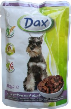 DAX kapsička kačacie, morčacie pre psov - 100g